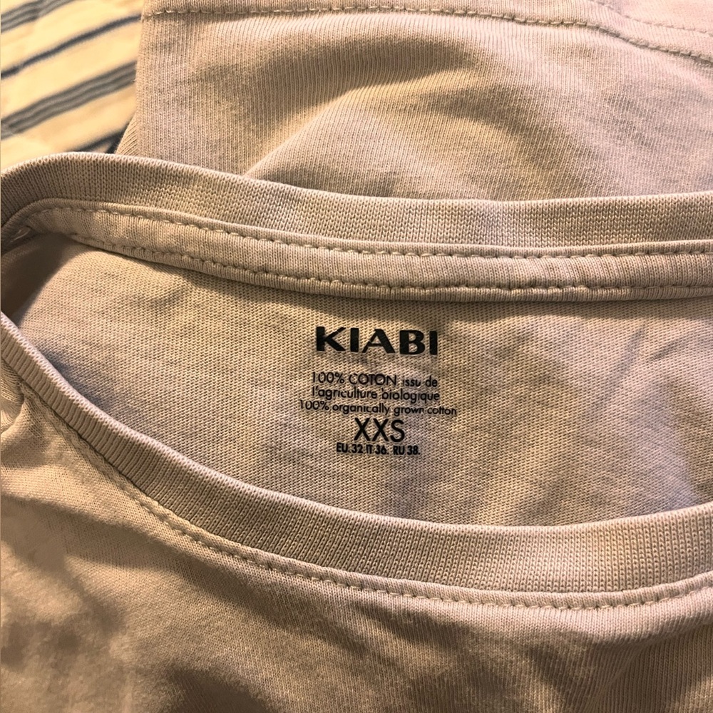 KIABI Girls' Beige Cotton Tee - XXS
